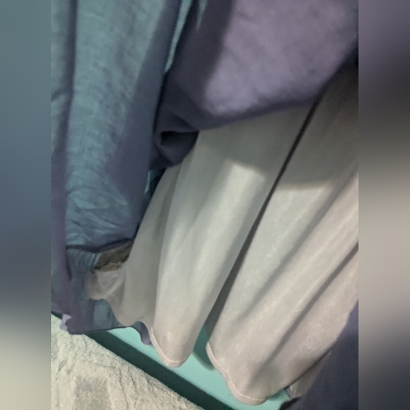 Purple dress with ribbon, ruffle, and lace detailing - Picture 5 of 5